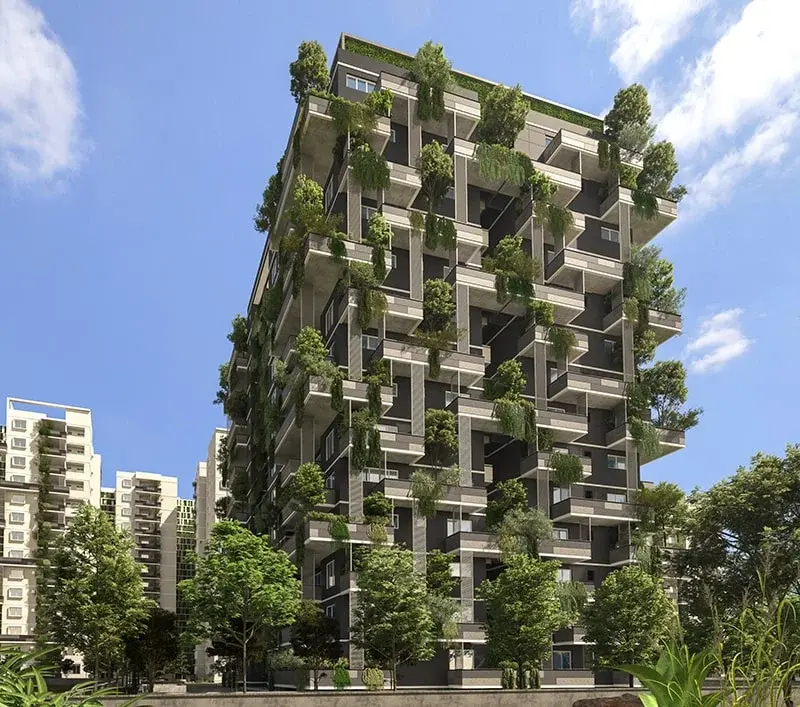 Mana Foresta completed apartments - Nature-themed residential project with forest-inspired architecture and green amenities delivered by Mana Projects